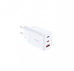 Ładowarka zasilacz GAN 2x 65W 2x USB-C 1x USB-A