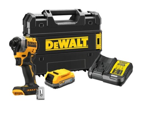 DEWALT ZAKRĘTARKA UDAROWA 18V 208Nm 1x1,7Ah POWERSTACK DCF850E1T