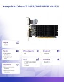 Karta graficzna GeForce GT 210 1GB DDR3 DVI HDMI VGA LP V2