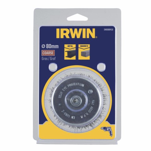 IRWIN SZCZOTKA DOCZOŁOWA Z TRZPIENIEM 80mm