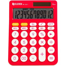 Eleven Kalkulator RK-2311-PK, różowa, biurkowy, 12 miejsc, podwójne zasilanie