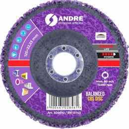 ANDRE KRĄŻEK SZLIFIERSKI CBS 125mm BALANCED - VIOLET