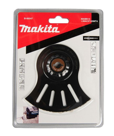 MAKITA MT BRZESZCZOT ŁUKOWY DO WĄSKICH SZCZELIN 100mm K40 SEGMENTOWY STARLOCK MAX