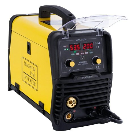 PÓŁAUTOMAT SPAW.INV. MIG-203 SYNERGIA EASY 230V 200A/60%, GP50, MMAR,MB15/3, D100/D200
