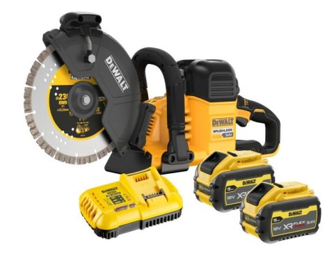 DEWALT PRZECINARKA DO STALI I BETONU 54V 230mm 2x9,0Ah DCS691X2