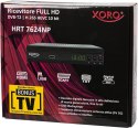 Dekoder tuner Xoro DVB-T2 FHD Metalowa obudowa
