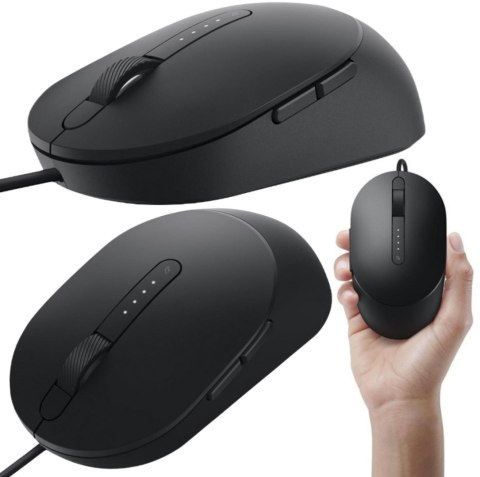 Mysz Dell MS3220 Laser Wired Mouse (Czarny)