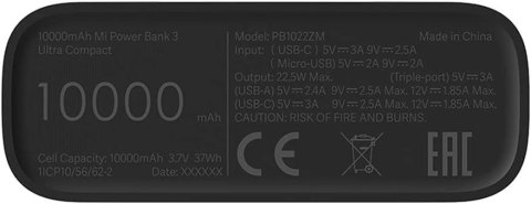Powerbank Xiaomi Mi Power Bank 3 Ultra Compact 10000mAh